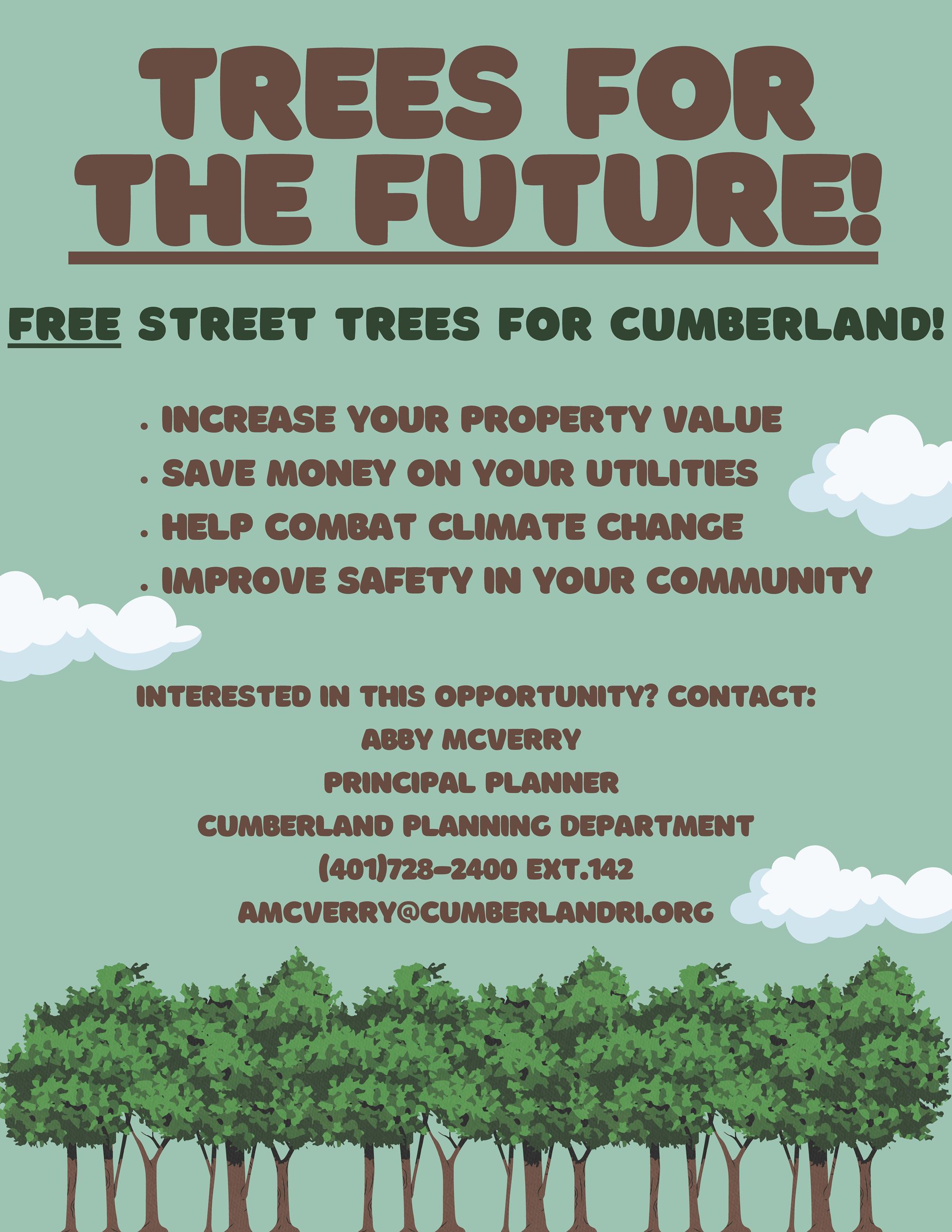 free trees flyer